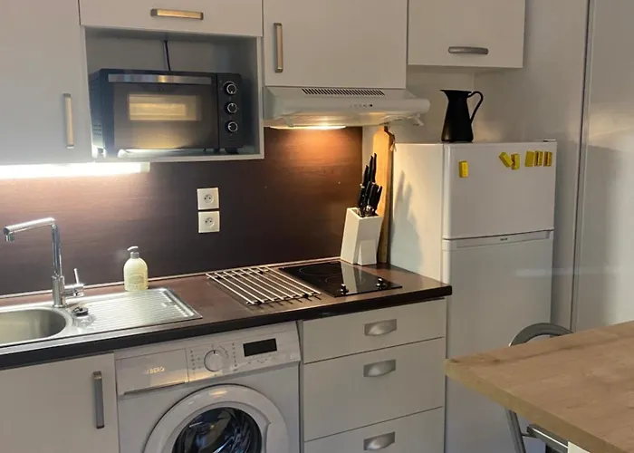 3 Mns De La Avec Jardin Classe 3 Etoiles Apartment *